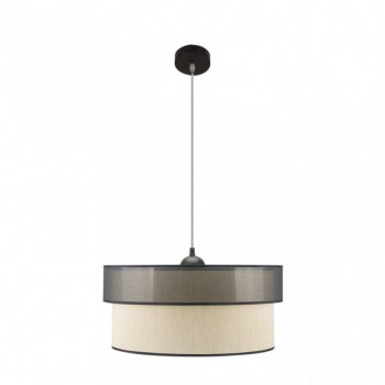 Distribuidor - Lâmpadas Diversas | Colgantes Moderno | COLGANTE FELIX NEGRO/DORADO 1XE27 REGX50X50 CM Ref: 172995029